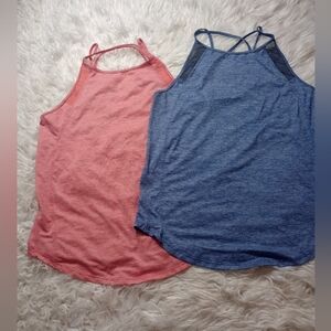 Womens Athletic Works Red Active Tank Top Small EUC